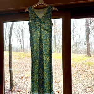 Dressbarn Green Floral Dress